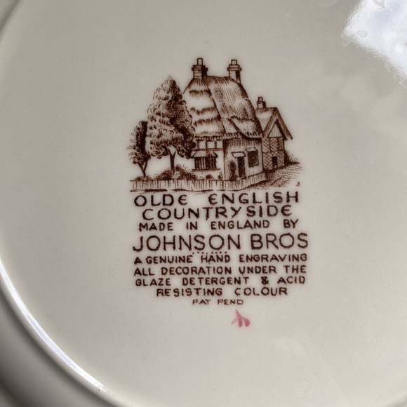 Johnson Bros vintage Olde English Countryside decorative plate - Picture 4 of 9